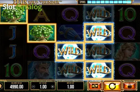 Скрин4. Zeus Wild Thunder слот