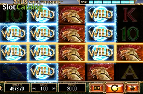 Скрин5. Zeus Wild Thunder слот