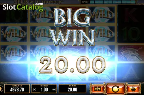Скрин6. Zeus Wild Thunder слот
