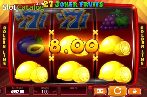 Скрин3. 27 Joker Fruits слот