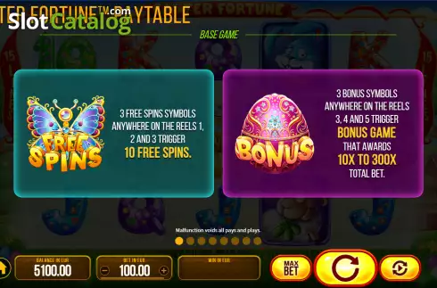 Скрин5. Easter Fortune слот