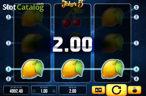 Скрин3. Joker 5 (SYNOT) слот