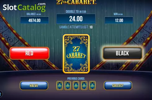 Скрин6. 27th Cabaret слот