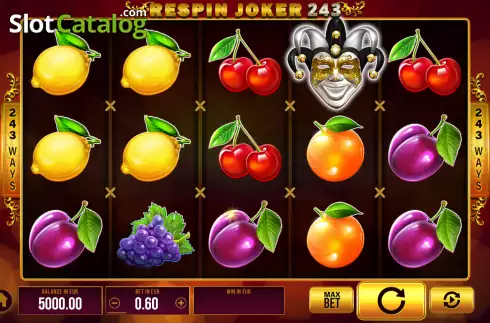 Скрин2. Respin Joker 243 слот