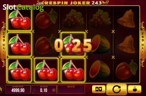 Скрин3. Respin Joker 243 слот