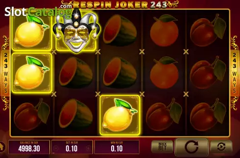 Скрин4. Respin Joker 243 слот