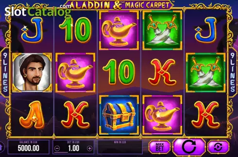 Скрин3. Aladdin and The Magic Carpet слот