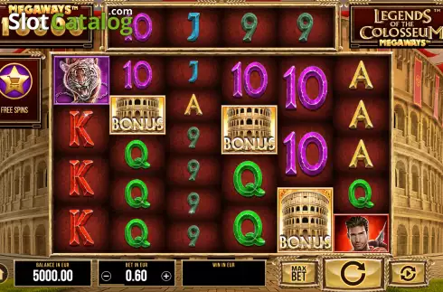 Скрин3. Legends of the Colosseum Megaways слот
