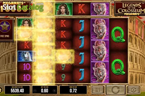 Скрин4. Legends of the Colosseum Megaways слот