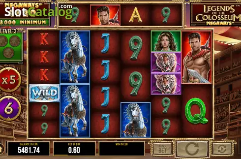 Скрин8. Legends of the Colosseum Megaways слот