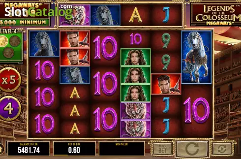 Скрин9. Legends of the Colosseum Megaways слот