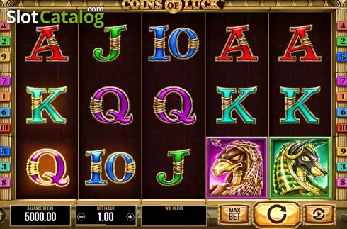 Скрин2. Coins of Luck слот