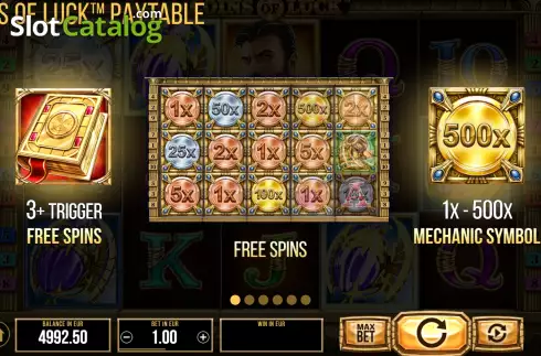 Скрин6. Coins of Luck слот