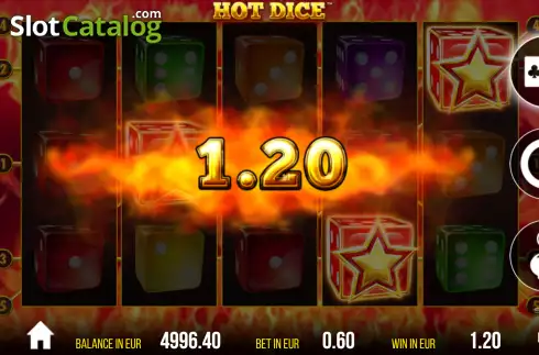 Скрин3. Hot Dice слот