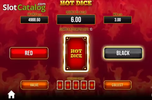Скрин5. Hot Dice слот