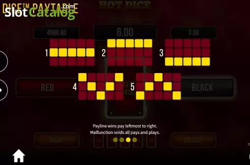Скрин8. Hot Dice слот