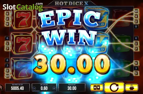 Скрин4. Hot Dice X слот