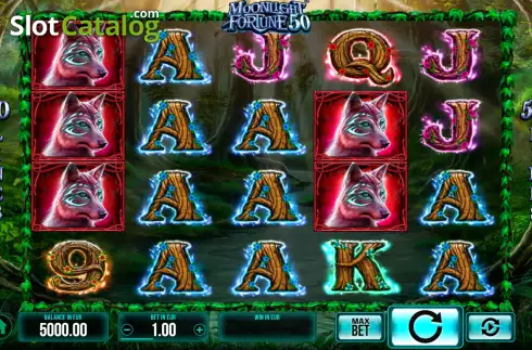 Скрин3. Moonlight Fortune 50 слот