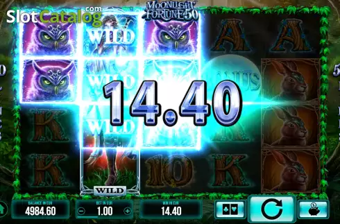 Скрин5. Moonlight Fortune 50 слот