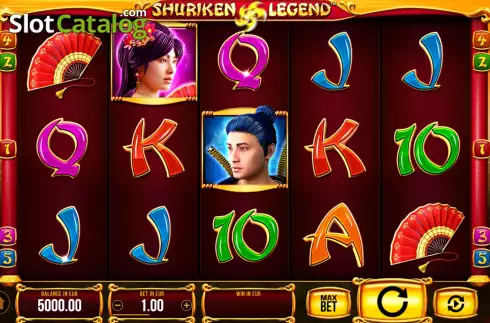 Скрин3. Shuriken Legend слот