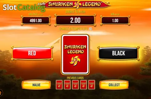 Скрин6. Shuriken Legend слот