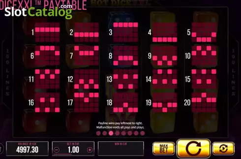 Скрин8. Hot Dice XXL слот