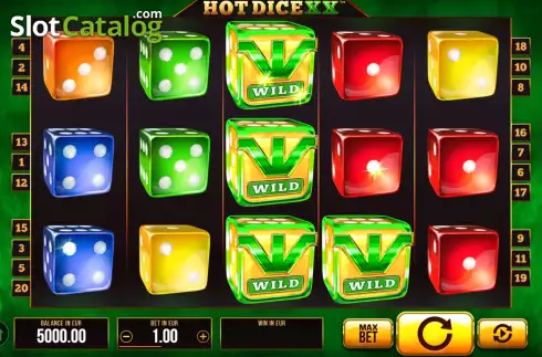Скрин2. Hot Dice XX слот