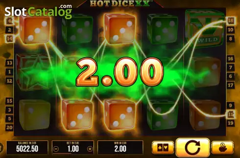 Скрин3. Hot Dice XX слот