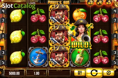 Скрин3. Pirate's Run слот