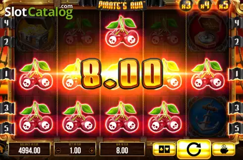Скрин4. Pirate's Run слот