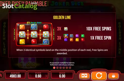 Скрин6. 27 Joker Dice слот