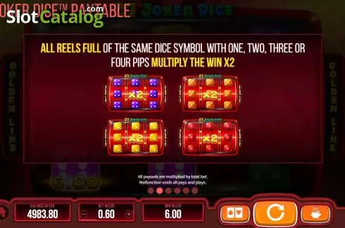 Скрин7. 27 Joker Dice слот
