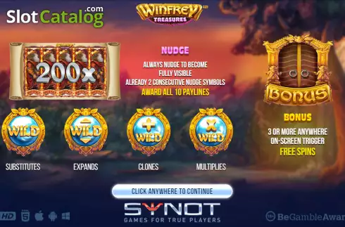 Скрин2. Winfrey Treasures слот
