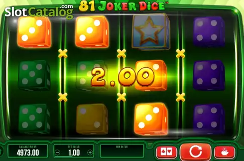 Скрин3. 81 Joker Dice слот