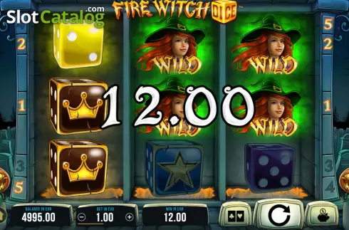 Скрин3. Fire Witch Dice слот