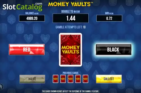 Скрин5. Money Vaults слот
