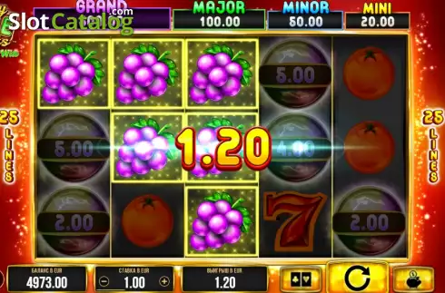Скрин3. Crazy Free Fruits слот