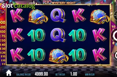 Скрин2. Rio Mystery Night слот