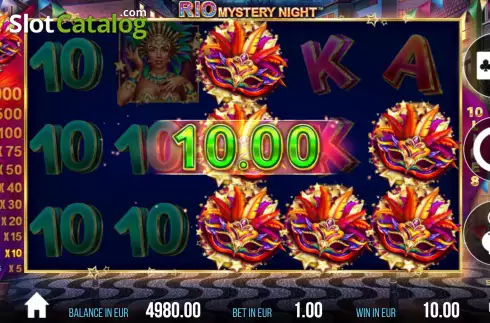 Скрин3. Rio Mystery Night слот