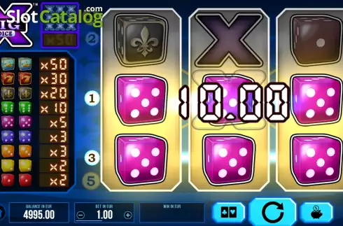 Скрин3. Big X Dice слот