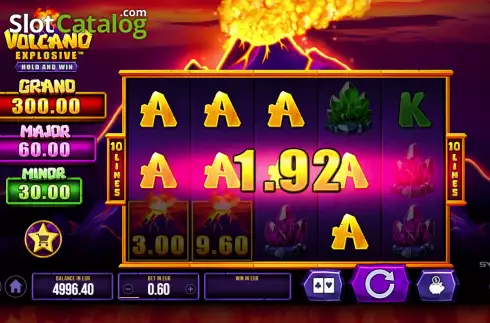 Скрин3. Volcano Explosive слот