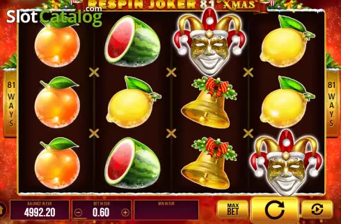 Скрин2. Respin Joker 81 Xmas слот
