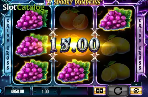 Скрин4. 27 Spooky Pumpkins слот