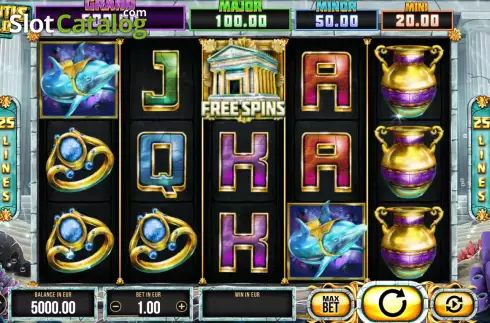 Скрин2. Atlantis Gold (SYNOT) слот