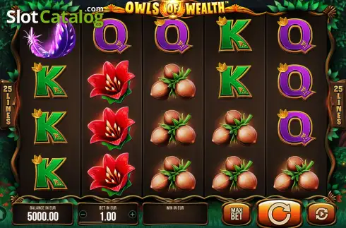Скрин2. Owls of Wealth слот