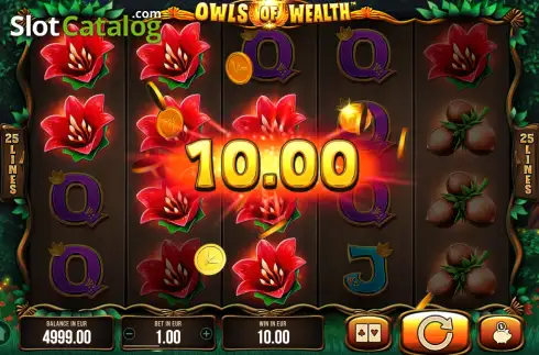 Скрин3. Owls of Wealth слот