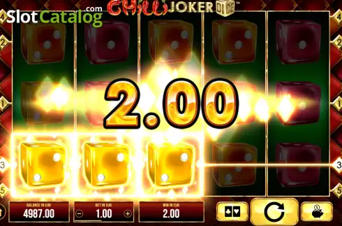 Скрин3. Chilli Joker Dice слот