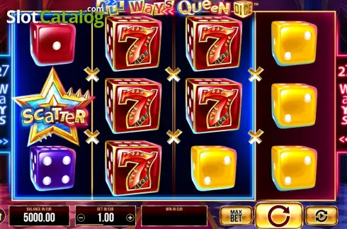 Скрин2. All Ways Queen Dice слот