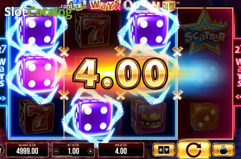 Скрин3. All Ways Queen Dice слот