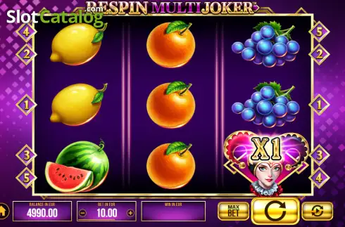 Скрин2. Respin Multi Joker слот